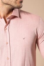 Pink-Patterned-Slim-Fit-Men-Shirt-Wessi-1
