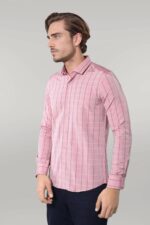 Pink-Plaid-Mens-Shirt-Wessi-3