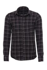 Plaid Black Men Lumberjack Shirt