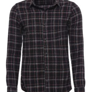 Plaid Black Men Lumberjack Shirt - Wessi