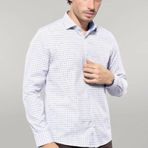 Plaid Blue Men's Shirt | Wessi