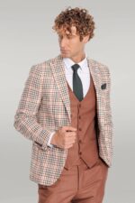 Plaid-Brown-Men-Suit-Wessi-1