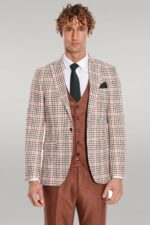 Plaid-Brown-Men-Suit-Wessi-4