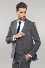 Plaid Brown Suit