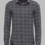 Plaid Dark Grey Men Lumberjack Shirt - Wessi