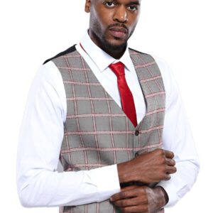 Plaid Grey Vest | Wessi