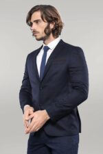Plaid-Navy-Blue-Jacket-with-Handkerchief-Wessi-2