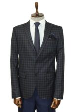 Plaid-Navy-Blue-Jacket-with-Handkerchief-Wessi-3