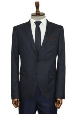 Plaid-Navy-Blue-Jacket-with-Handkerchief-Wessi-4