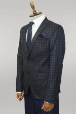 Plaid-Navy-Blue-Jacket-with-Handkerchief-Wessi-5