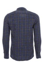 Plaid-Navy-Blue-Men-Lumberjack-Shirt-Wessi-1