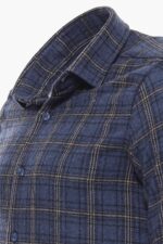 Plaid-Navy-Blue-Men-Lumberjack-Shirt-Wessi-2