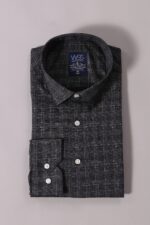 Plaid-Patterned-Black-Shirt-Wessi-3