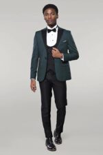 Plaid-Patterned-Green-Tuxedo-Wessi-5