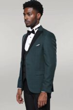 Plaid-Patterned-Green-Tuxedo-Wessi-7