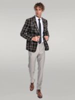 Plaid-Slim-Fit-Black-Men-Blazer-Wessi-2