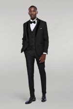 Plaid-Slim-Fit-Black-Men-Tuxedo-Wessi-1