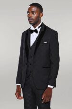 Plaid-Slim-Fit-Black-Men-Tuxedo-Wessi-7