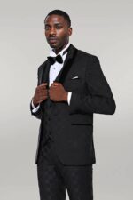Plaid-Slim-Fit-Black-Men-Tuxedo-Wessi-9