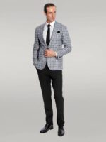 Plaid-Slim-Fit-Blue-Black-Men-Blazer-Wessi-4