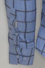 Plaid-Slim-Fit-Blue-Men-Shirt-Wessi-3