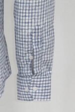 Plaid-Slim-Fit-Navy-Blue-Men-Shirt-Wessi-2