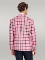 Plaid-Slim-Fit-Pink-Men-Blazer-Wessi-3