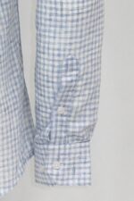 Plaid-Slim-Fit-Sky-Blue-Men-Shirt-Wessi-1