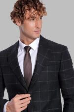 Plaid-Wool-Black-Men-Blazer-Wessi-1