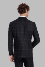 Plaid-Wool-Black-Men-Blazer-Wessi-3
