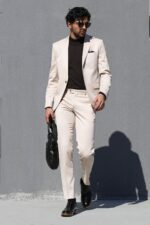 Plain-2-Piece-Slim-Fit-Cream-Men-Suit-Wessi-3