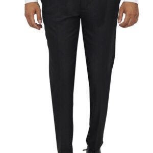 Plain Black Men Pants - Wessi