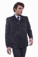 Plain-Black-Men-Short-Coat-Wessi-3