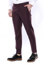 Plain-Burgundy-Men-Trousers-Wessi-1