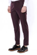 Plain-Burgundy-Men-Trousers-Wessi-3