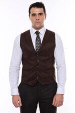Plain-Collared-Dark-Brown-Men-Vest-Wessi-1