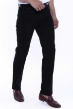 Plain-Covered-Pocket-Suede-Black-Men-Pants-Wessi-3