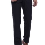 Plain Covered Pockets Suede Black Men Pants - Wessi