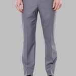 Plain Grey Men Trousers - Wessi