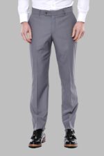 Plain Grey Men Trousers