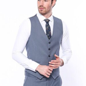 Plain Grey Vest | Wessi
