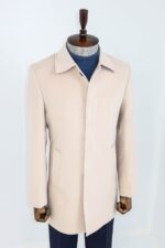 Plain-Hidden-Button-Beige-Men-Coat-Wessi-1
