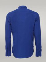 Plain-Long-Sleeves-Indigo-Blue-Men-Shirt-Wessi-4