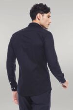Plain-Long-Sleeves-Regular-Fit-Black-Men-Shirt-Wessi-2