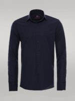 Plain-Long-Sleeves-Regular-Fit-Navy-Blue-Men-Shirt-Wessi-3