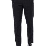Plain Men Black Pants - Wessi
