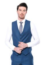 Plain Navy Vest