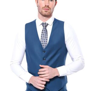 Plain Navy Vest | Wessi
