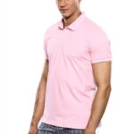 Plain Pink Polo T-Shirt  - Wessi