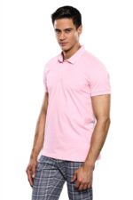 Plain Pink Polo T-Shirt 